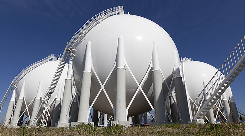 Modern Petroleum Storage Tank