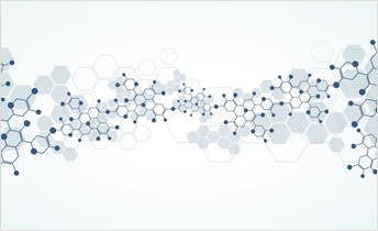 DNA chain symbol in white background