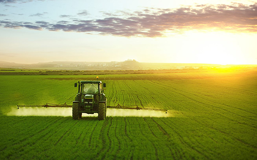 Spraying Fertilizer on Fields