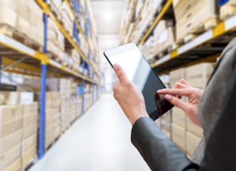 Inventory in Warehouse Using Digital Tablet